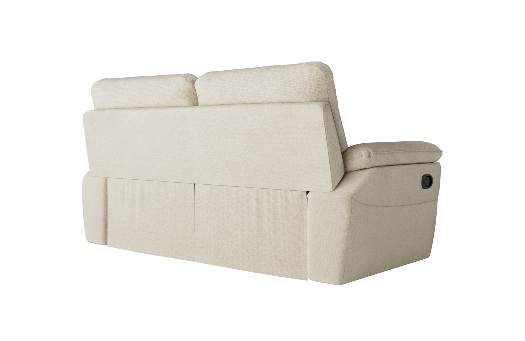 PACK - Canapé de relaxation ROSS manuel 2 et 3 places en tissu Easy Clean antitache