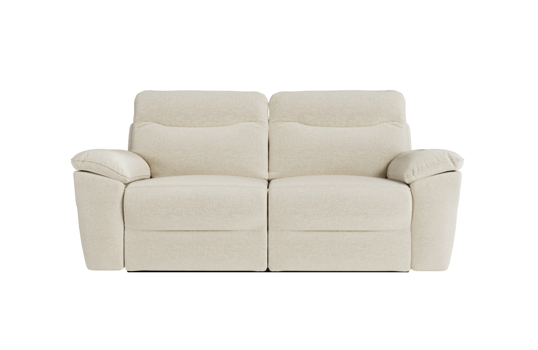 PACK - Canapé de relaxation ROSS manuel 2 et 3 places en tissu Easy Clean antitache
