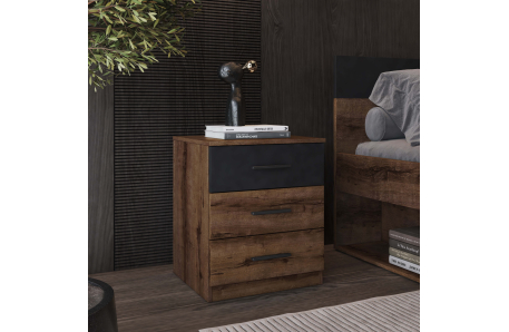 Table de chevet ORION 3 tiroirs