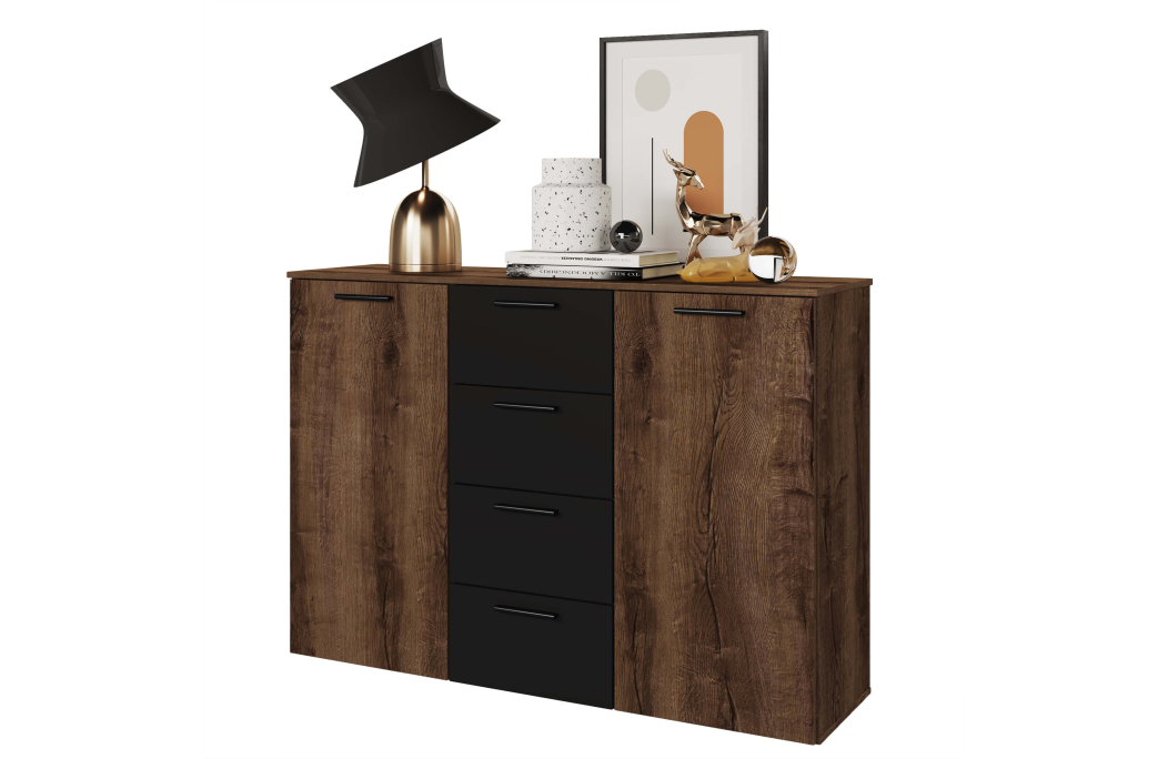 Commode ORION 2 portes et 4 tiroirs