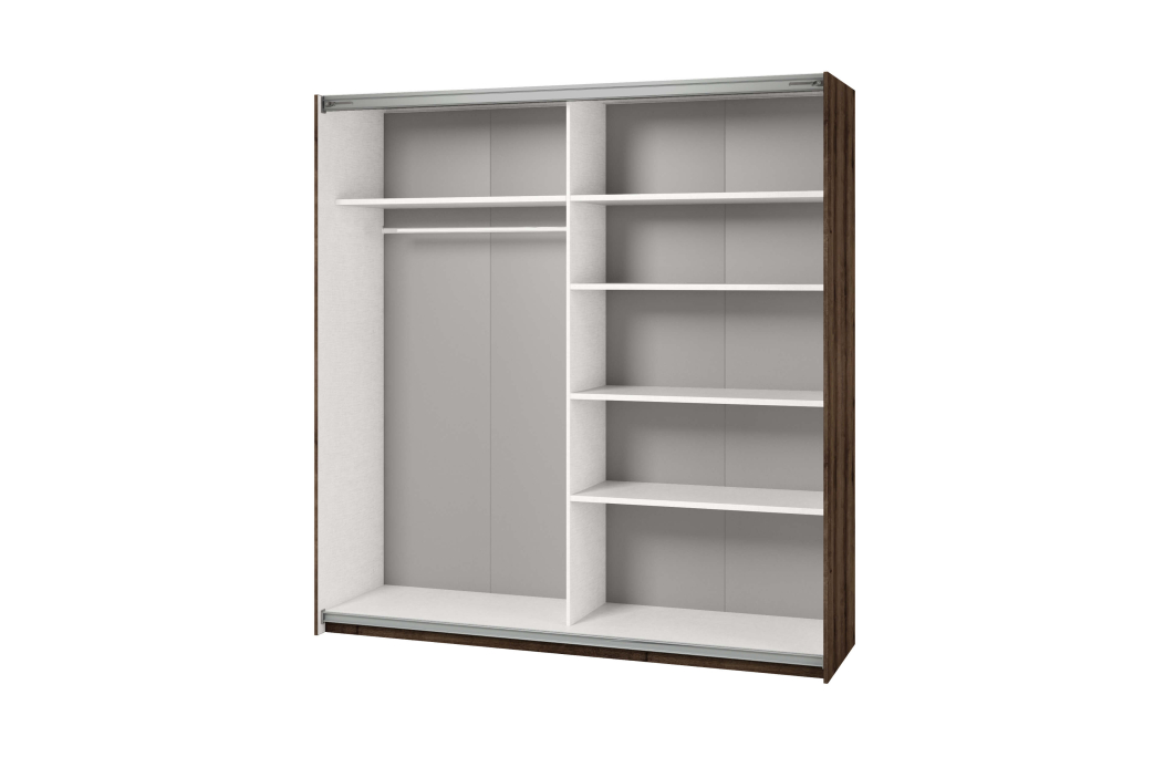 Armoire ORION 2 portes avec miroir 200 cm