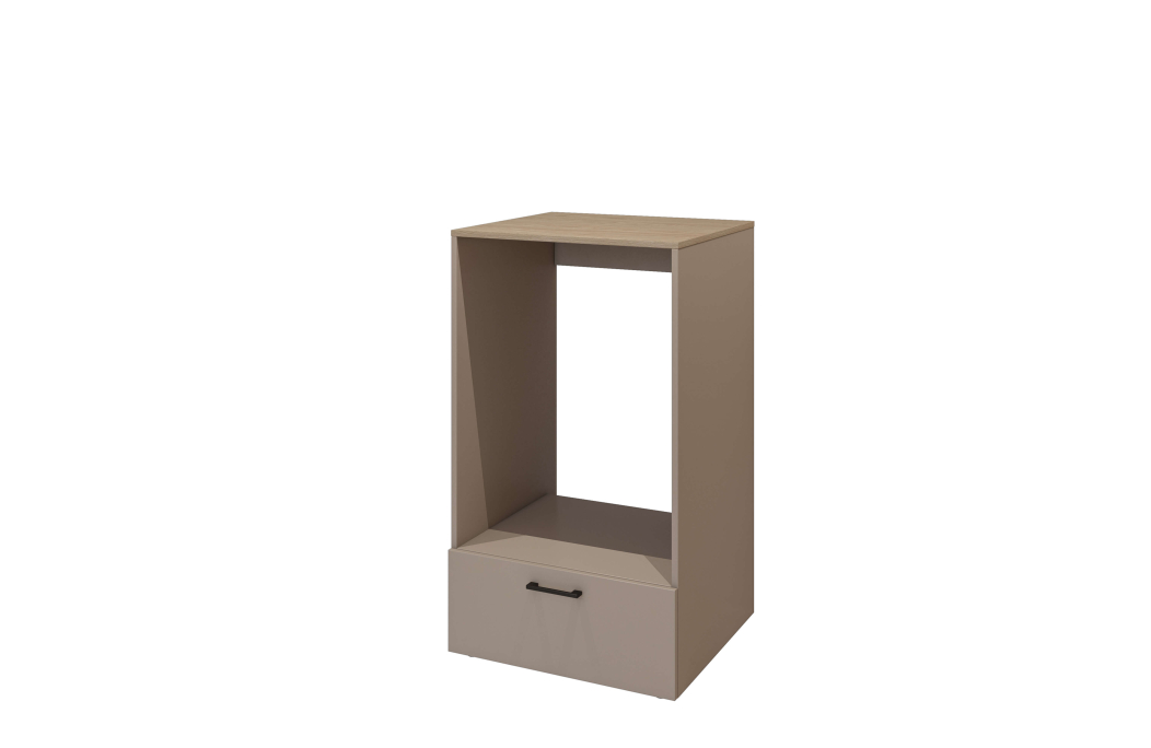 Meuble de buanderie ELISEO 1 niche et 1 tiroir en panneaux mélaminés