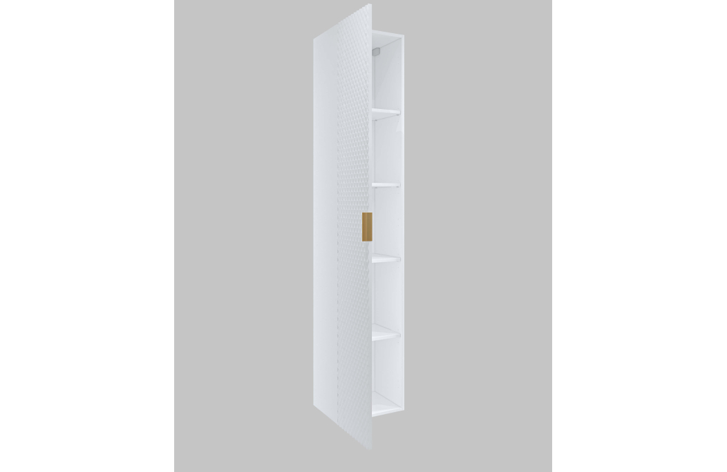 Colonne murale ELYSIA avec 1 porte en panneaux de particules mélaminés