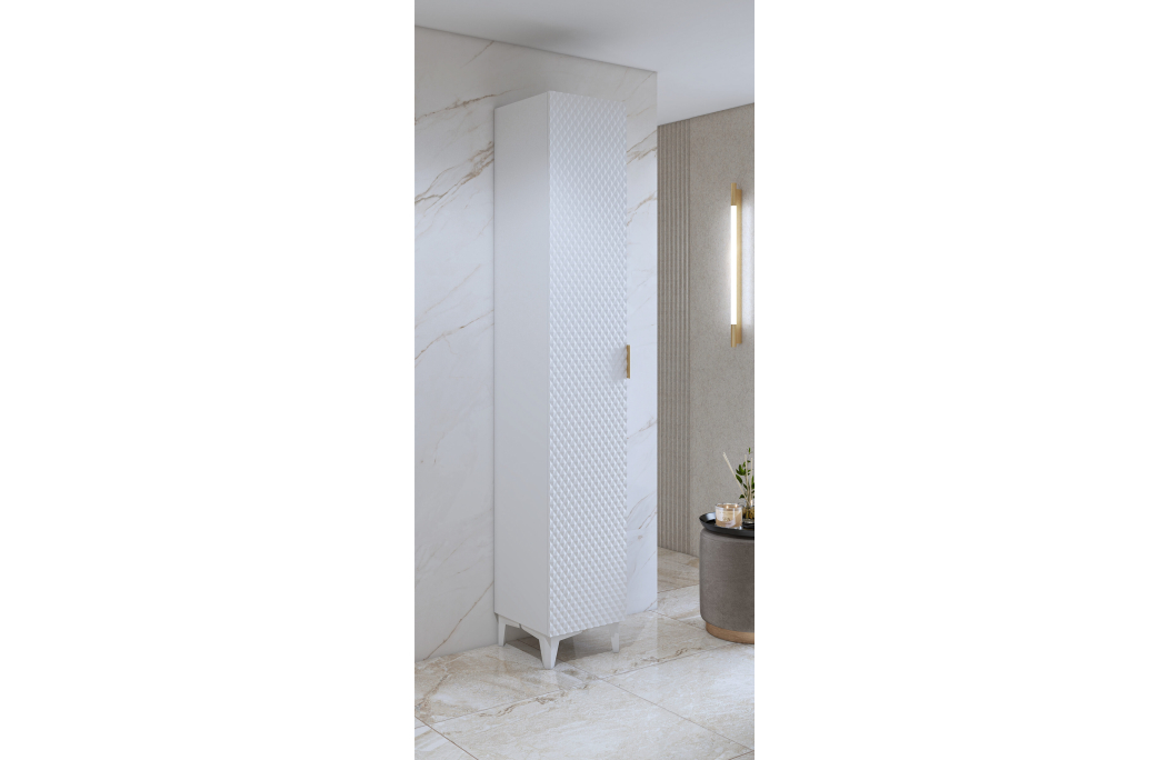 Colonne murale ELYSIA avec 1 porte en panneaux de particules mélaminés