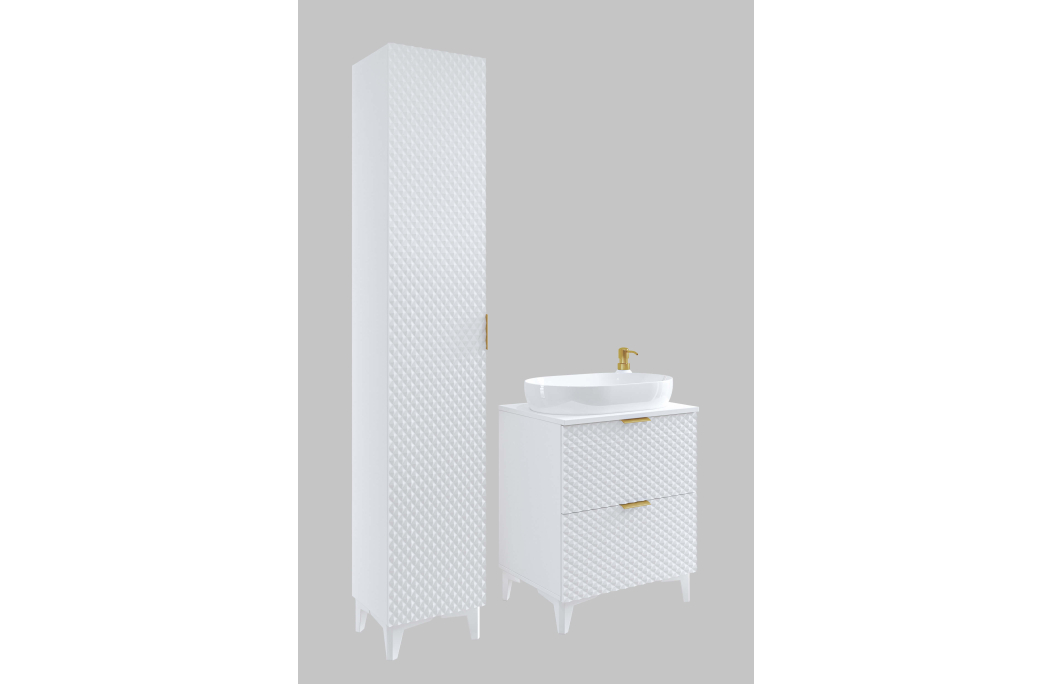 Colonne murale ELYSIA avec 1 porte en panneaux de particules mélaminés