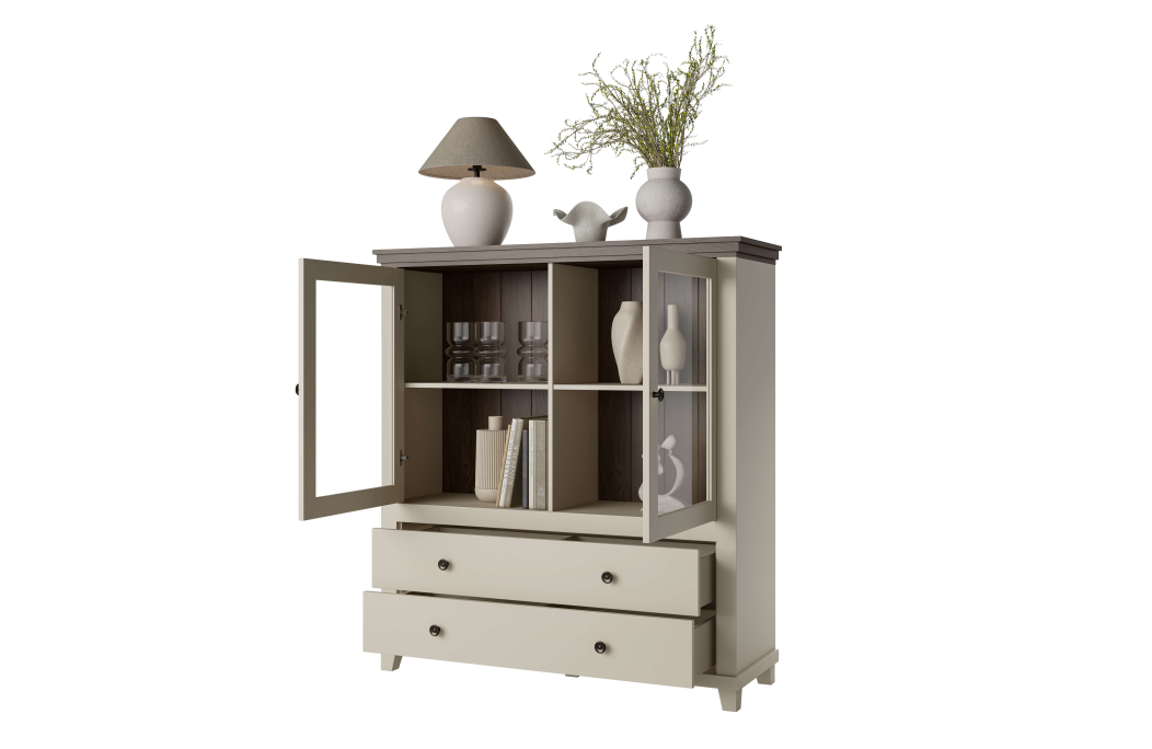 Buffet VOLTERRA avec 2 portes et 2 tiroirs