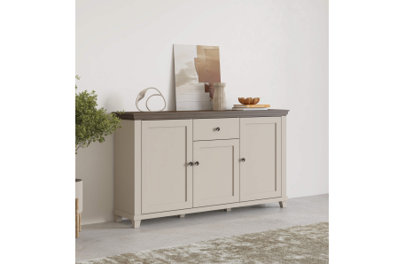 Buffet VOLTERRA avec 3 portes et 1 tiroir