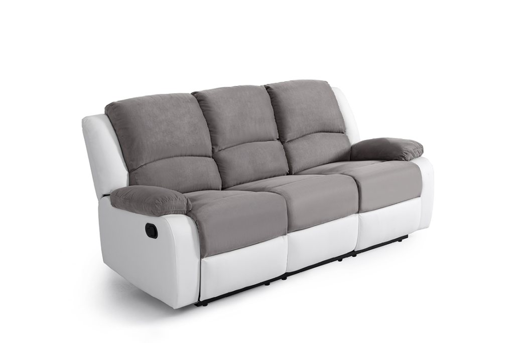 Canapé Relaxation 3 places Microfibre / Simili DETENTE