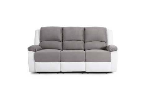 Canapé Relaxation 3 places Microfibre / Simili DETENTE