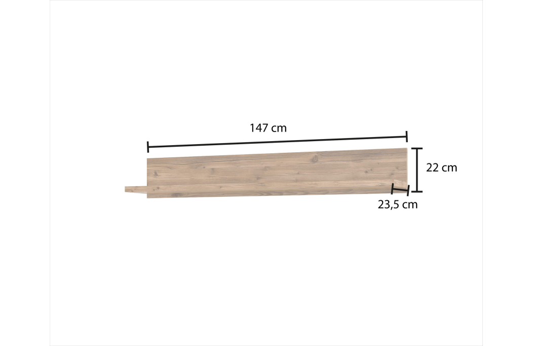 Etagère murale SOLAN 147cm