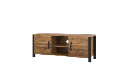 Meuble TV SOLAN avec 2 portes