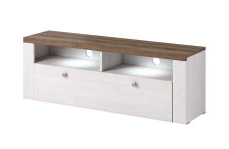 Meuble TV VOLTIA avec 2 portes et 1 niche