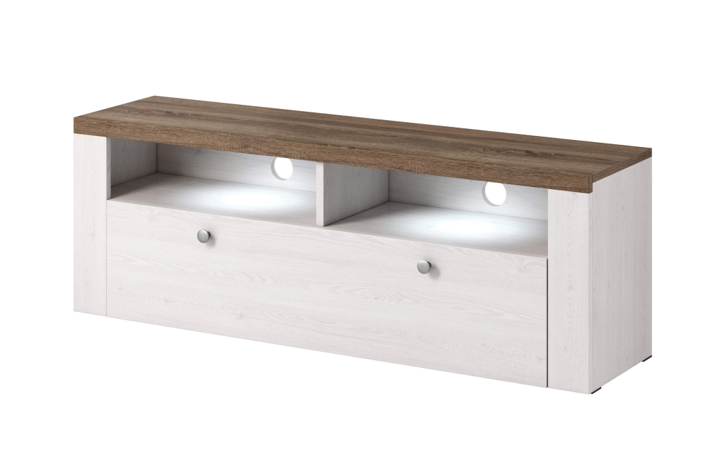 Meuble TV VOLTIA avec 2 portes et 1 niche