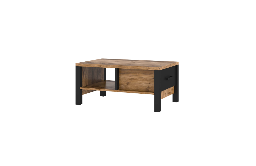 Table basse SOLAN 90x56cm avec 1 tiroir