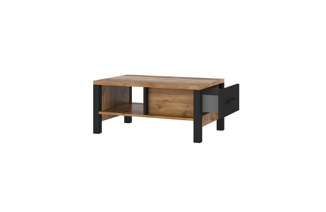 Table basse SOLAN 90x56cm avec 1 tiroir