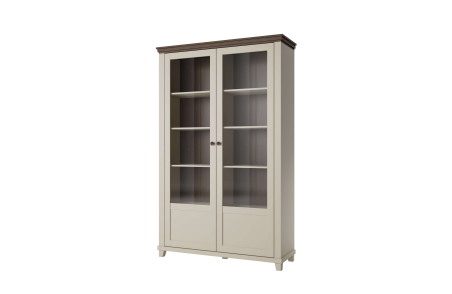 Vitrine VOLTERRA avec 2 portes vitrées