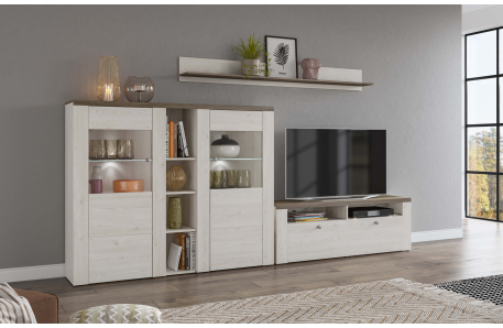 Vitrine VOLTIA avec 2 portes - 155cm