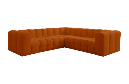 Canapé d’angle MILOE réversible 4 places en velours