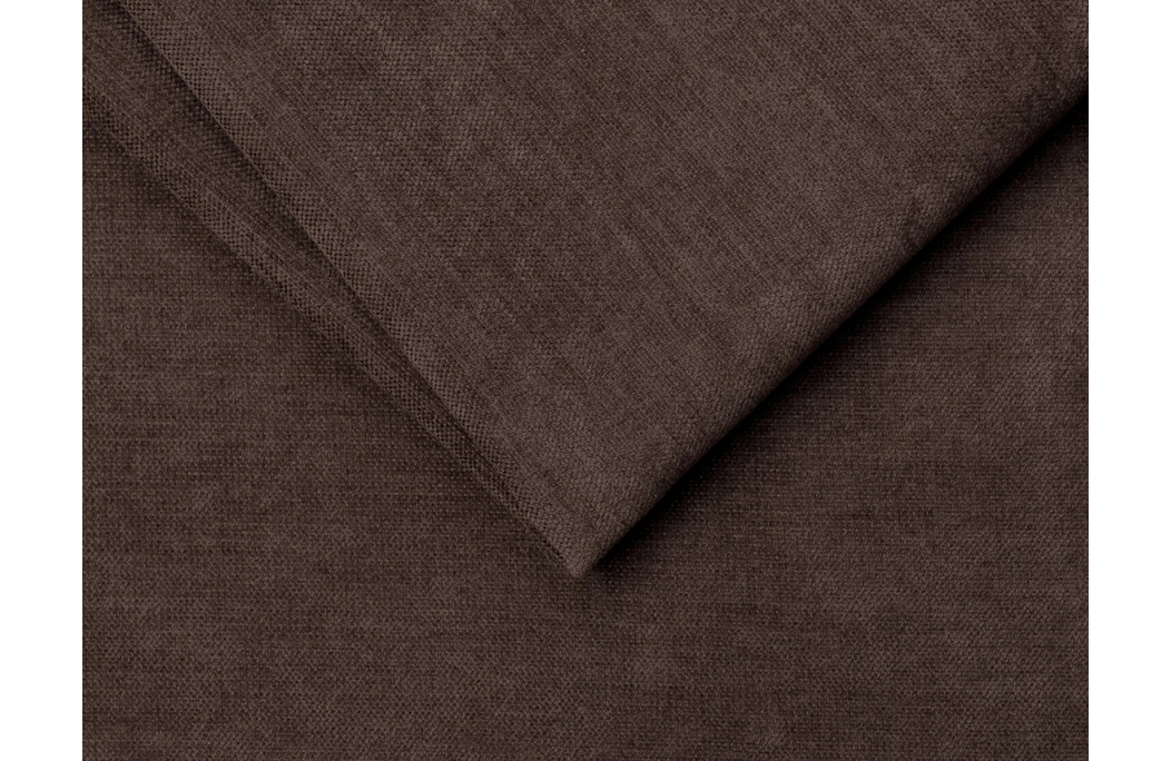 Canapé d'angle fixe CASSIS avec coffre de rangement en tissu chenille