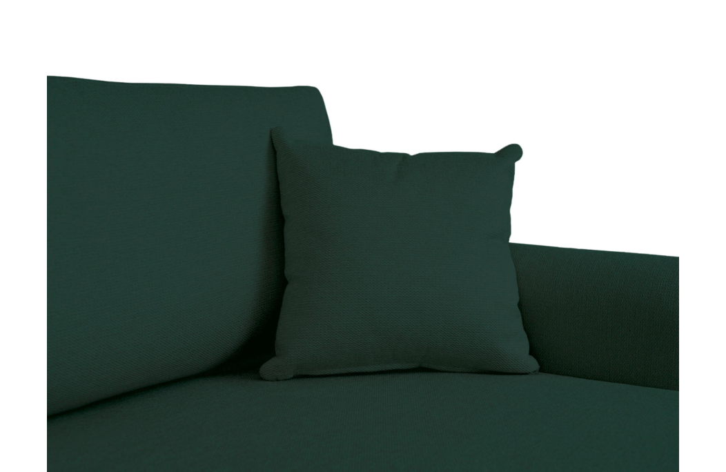 Canapé d'angle convertible VERA avec coffre en tissu