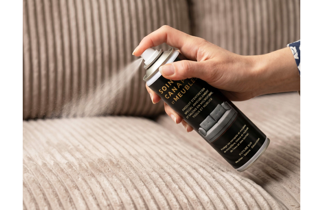 Spray protecteur textile VAPORCAN anti-taches imperméabilisant en métal