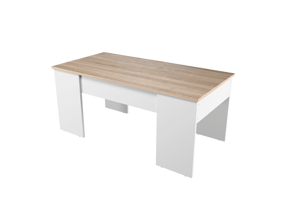 Table basse GOTHAM avec plateau relevable et rangement
