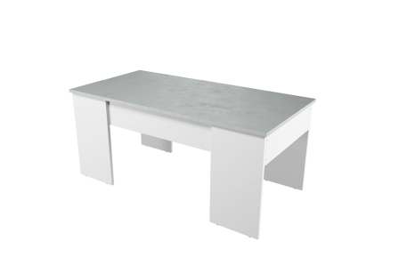 Table basse GOTHAM avec plateau relevable et rangement