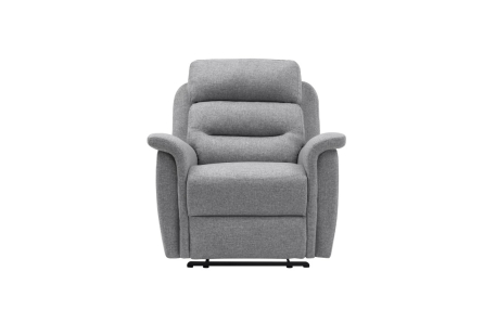 Fauteuil de Relaxation 1 place en Tissu Gris LÉON