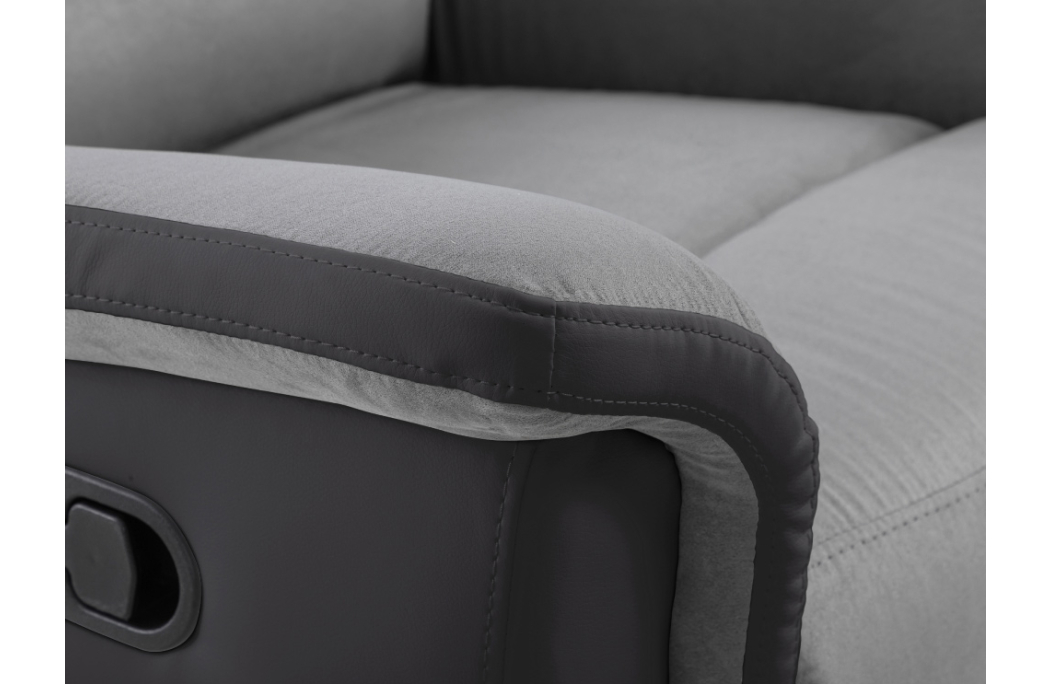 Fauteuil de Relaxation 1 place en Microfibre / Simili LÉON