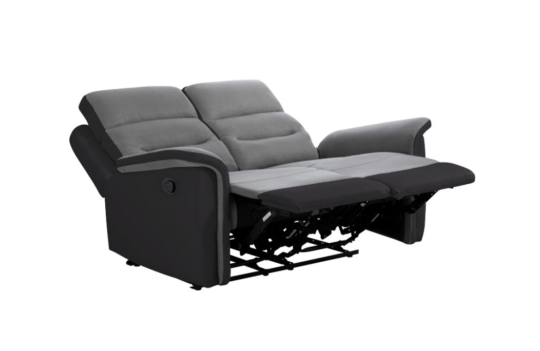Canapé de Relaxation 2 places Microfibre / Simili LÉON