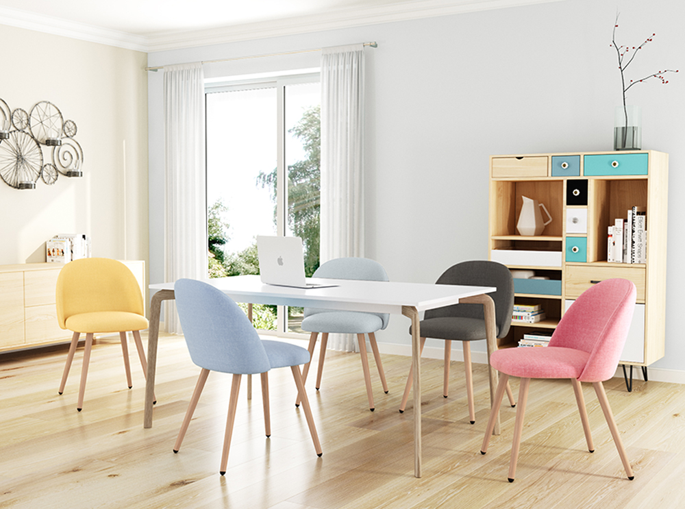 Chaise de salle à manger style scandinave