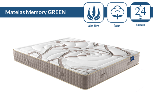 Matelas Memory Green