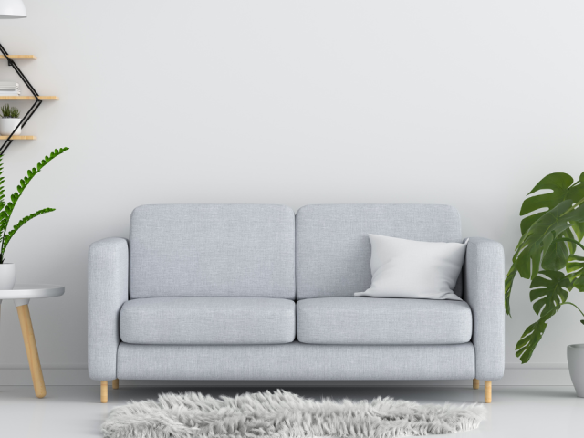 Décoration avec un canapé gris
